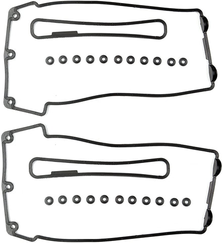ECCPP Valve Cover Gasket Set fit 1998-2005 for Land Rover for BMW 540i 740i 740il X5 Z8 4.4L for Automotive Replacement Engine Gaskets Left and Right