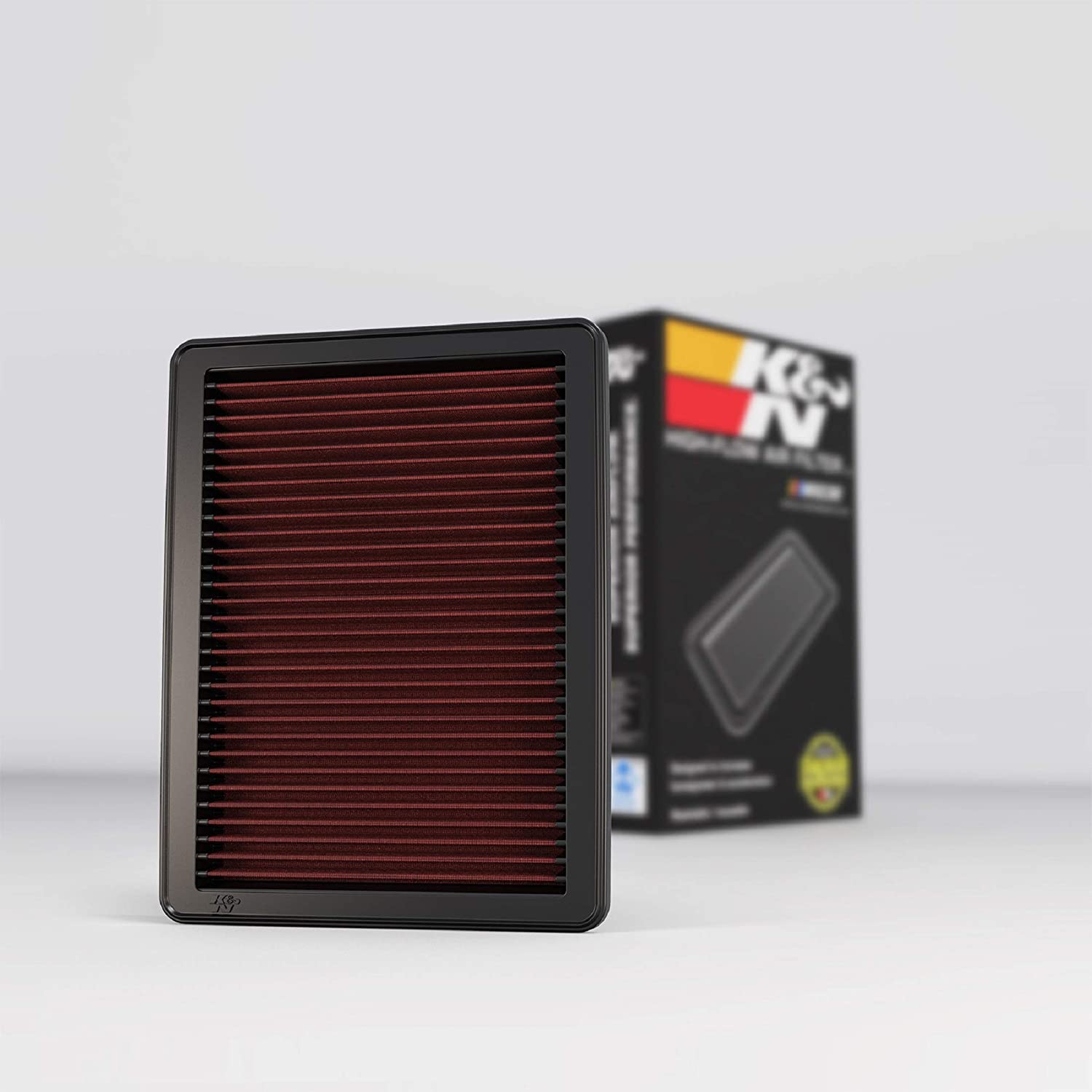 K&N Engine Air Filter: High Performance, Premium, Washable, Replacement Filter: Fits 2016-2019 Honda/Acura (URV, Avancier, RDX), 33-3096