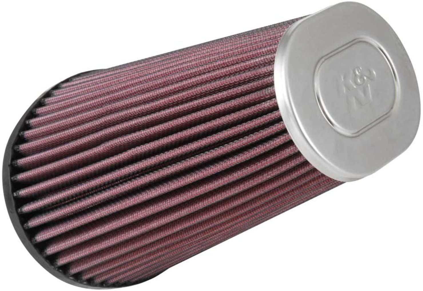 K&N Universal Rubber Filter: High Performance, Premium, Washable, Replacement Filter: Flange Diameter: 3 In, Filter Height: 5.21875 In, Flange Length: 0.71875 In, Shape: Round Straight, RE-5286