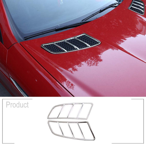 TongSheng for Mercedes Benz SLK Class R172 SLK200 250 350 2011-2015 Car ABS Engine Roof Air Outlet Decorative Frame Trim 2Pcs Auto Accessories (Bright)