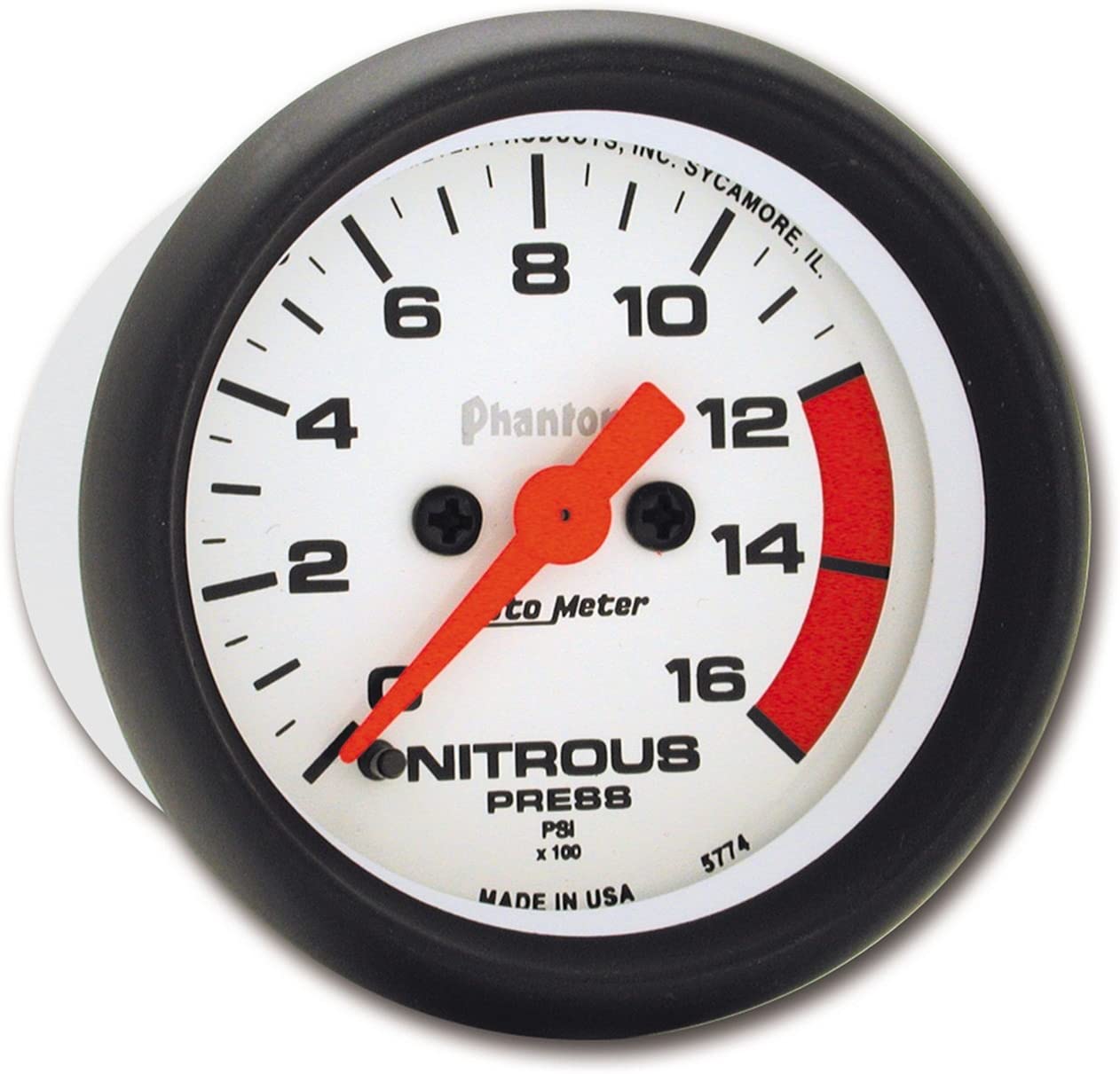 Auto Meter 5774 Phantom Electric Nitrous Pressure Gauge