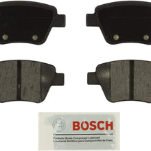 Bosch BE1456 Blue Disc Brake Pad Set for Select 2010-15 Audi A3, A4; Volkswagen Beetle, Eos, Golf, GTI, Jetta, Passat - REAR