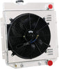ALLOYWORKS 3 Row All Aluminum Radiator+Shroud Fan+Relay For 1964-1966 Ford Mustang /1963-1965 Falcon Comet AT/MT V8