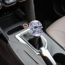 Bashineng Gear Stick Knob Skull Style Shift Head Replacement Shifter Fit Most Manual Automatic Cars (Green)