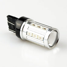 iDlumina 7443 7444 W21/5W W3X16Q 12V Yellow Amber LED Car Light Bulb 21X5730SMD for Turn Signal Brake Parking Tail Light (Pack of 2)