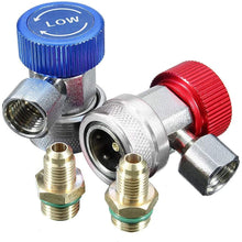 YFJLOVE YUFENGJIAO 1Sets Auto Adjustable Quick Coupler Air Conditioning AC R134A Coupler Connector Adapter Fit for Air Conditioner