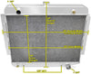 Champion Cooling Systems CC889 All-Aluminum Radiator 1972-1979 D Series Truck 19