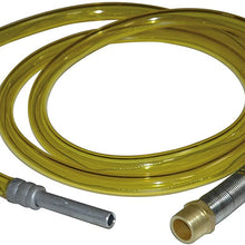 JohnDow Industries 80-593-NI-A Replacement Dispensing Hose with Nickel Plated Fittings, 8 ft Hose with 3/4 inch NPT Male Fitting, (for Fuel Handling Equipment), 1 Pack
