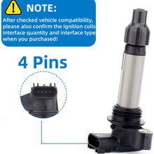 KSU Compatible With Ignition Coil Pack for Buick Enclave Cadillac SRX STS ATS CTS Chevy Malibu Impala Traverse Pontiac Saab Saturn Camaro Outlook Suzuki GN10494 D515C UF569 C1555(1 Pack)