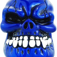 Abfer Shift Knobs Skull Gear Stick Shifter Knob with Big Tooth Shifting Lever Fit Most Automatic Manual Transmission Cars Truck Vehicle (Red)