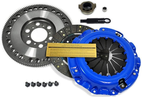 EF STAGE 1 CLUTCH KIT+4140 CHROMOLY RACE FLYWHEEL WORKS WITH 2004-2011 MAZDA RX-8 RX8 1.3L