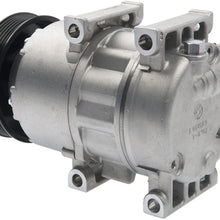 New Mando 10A1086 AC Compressor with Clutch Original Equipment (Pre-filled Oil)