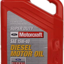 Genuine Ford Fluid XO-15W40-5QSD SAE 15W-40 Super Duty Diesel Motor Oil - 5 Quart Jug