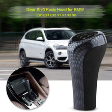 Acouto 6 Speed Car Gear Shift Knob Manual Shifter Knob Fit for BMW E90 E91 E92 X1 X3 X5 (Carbon Fiber Color)
