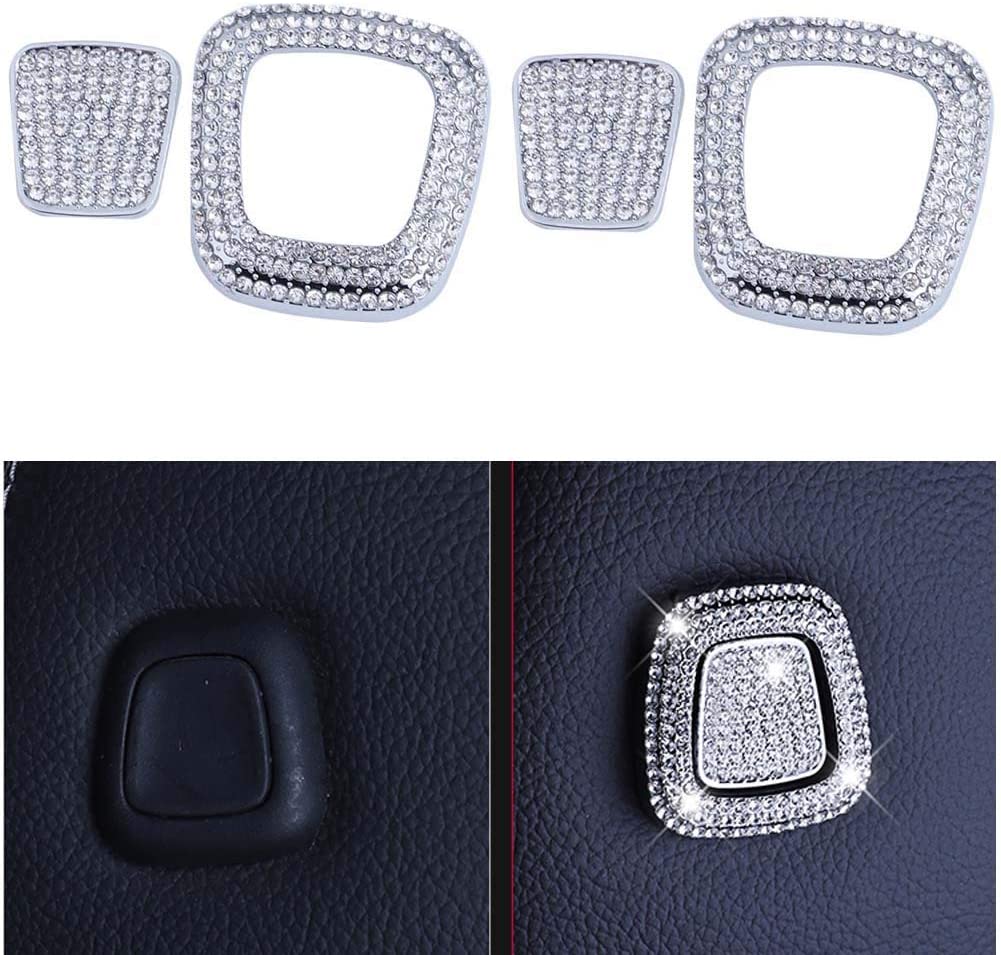 Steering Wheel Bling Crystal Emblem Cap Shiny Accessory Interior Decal Sticker for Mercedes Benz 2019 2020 A B Class 2020 GLB GLA CLA