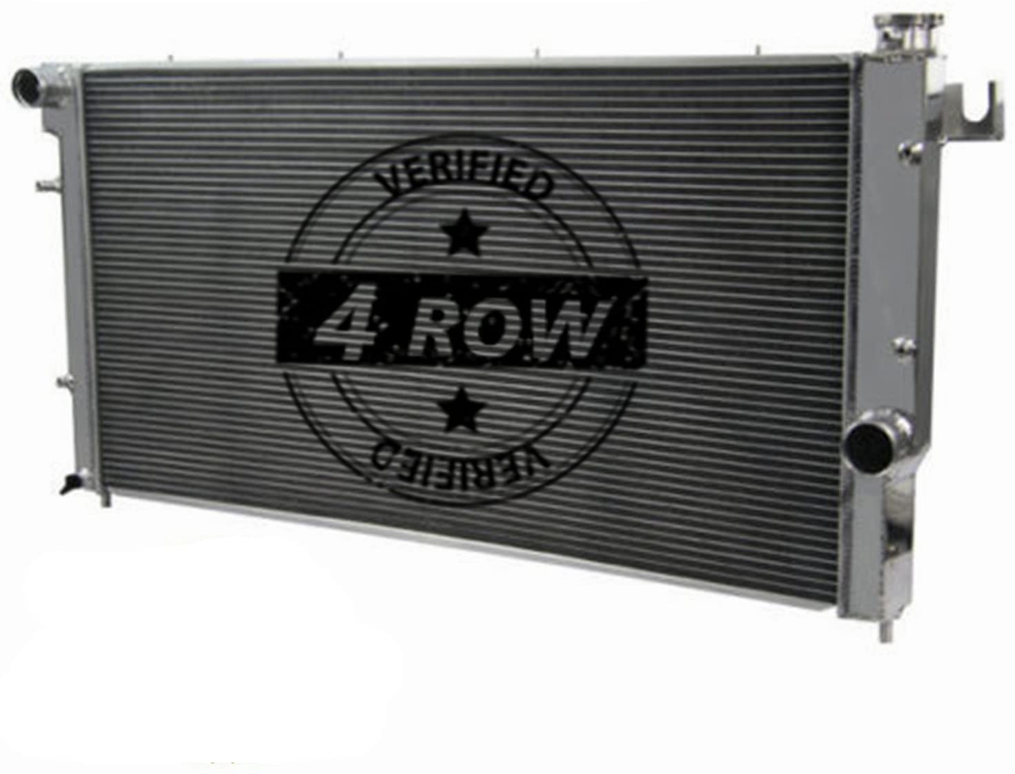 Primecooling 4 Row Aluminum Radiator for 1994-02 Dodge Ram 2500 3500, Quad Cab 5.9L Turbo Diesel Engine