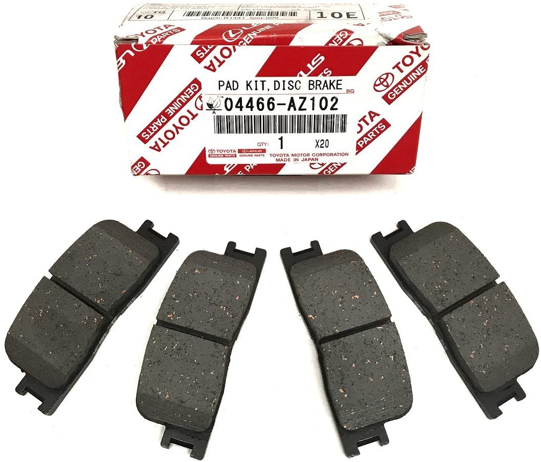 Genuine Toyota Premium Ceramic Rear Brake Pad Set 04466-AZ102 | 2002-2006 Camry JPP (Japanese built) models