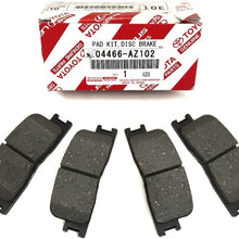 Genuine Toyota Premium Ceramic Rear Brake Pad Set 04466-AZ102 | 2002-2006 Camry JPP (Japanese built) models