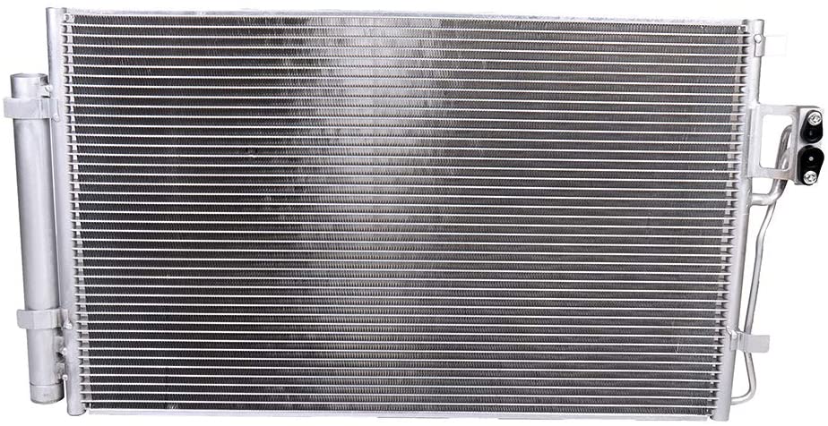 OCPTY Aluminum AC A/C Condenser Replacement fit for 2010-2012 for Hyundai Santa Fe 2011-2015 Kia Sorento 3882