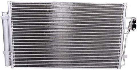 OCPTY Aluminum AC A/C Condenser Replacement fit for 2010-2012 for Hyundai Santa Fe 2011-2015 Kia Sorento 3882