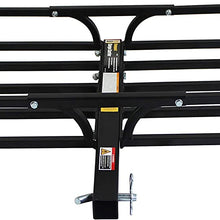 MaxxHaul 70107 Hitch Mount Compact Cargo Carrier - 53" x 19-1/2" - 500 lb. Maximum Capacity for 2" Hitch Receiver