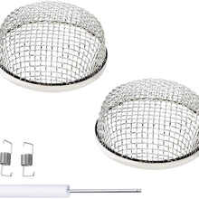 Flying Insect Screen RV Accessories, 2 Pack RV Heater Vent Cover, Use for Furnace Vents on Travel Trailers, Motorhomes, and Camper Trailers Prevents RV Vent Damage