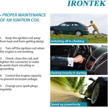 IRONTEK Ignition Coil Pack of 1 Compatible with 04-05 for Buick Rainier; 04-06 for Chevrolet Colorado; 02-05 for Chevrolet Trailblazer/Trailblazer EXT REPLACES REF# 12568062, C1395