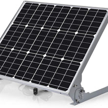 SUNER POWER 12V Waterproof Solar Battery Trickle Charger & Maintainer - 10 Watts Solar Panel Built-in Intelligent MPPT Solar Charge Controller + Adjustable Mount Bracket + SAE Connection Cable Kits