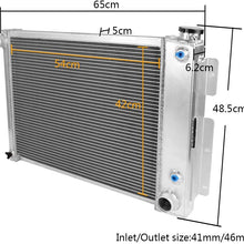 Performance Aluminum Racing Cooling Radiator Stop Leak Replacement For Chevrolet Camaro For Pontiac Firebird Small Block 1967-1969 1968