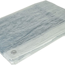 AB Tools-Toolzone Frosted PVC Tarpaulin Sheet Cover Rain/Waterproof 2m x 3m Market Stalls