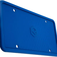Rightcar Solutions Flawless Silicone License Plate Frame - Rust-Proof. Rattle-Proof. Weather-Proof. - Black