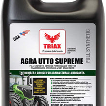 Triax Agra UTTO Supreme - Full Synthetic Tractor Hydraulic, Transmission & Wet Brake Oil, All Season Formulation - Replaces 99% of OEM Tractor Fluids (1 Gallon (Pack of 1))