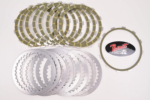 Barnett 1998-2012 Harley Big Twin Clutch Plates Kit (9 Kevlar Friction + 8 Steel)
