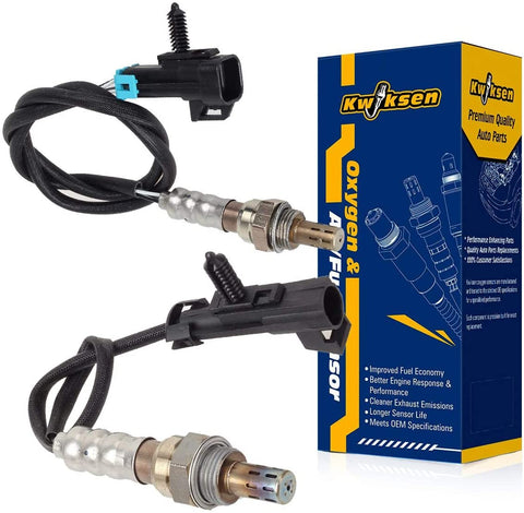 Kwiksen 2pcs Upstream Downstream Upper Under Front Rear Oxygen O2 Sensor 1 Sensor 2 Compatible with Saturn SC2 L4 1.9L 1996 1997 1998 1999
