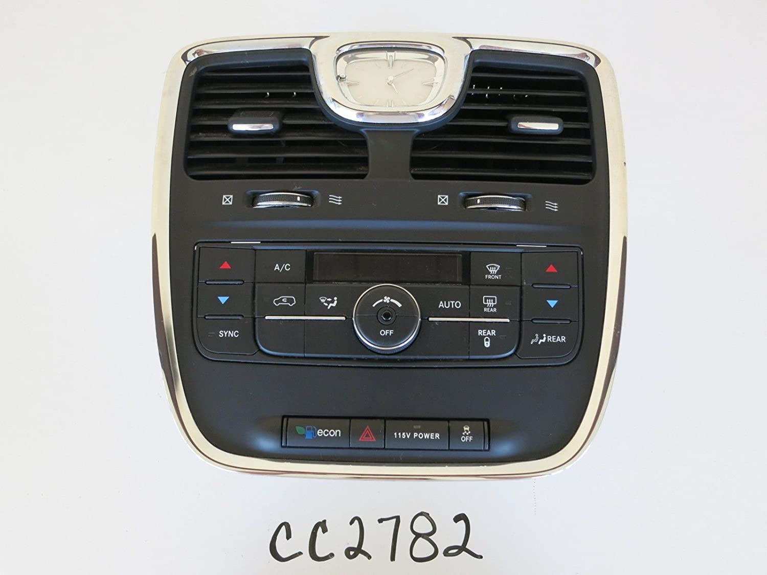 Chrysler 11-15 Town & Country Bezel Climate Control Panel Temp Unit A/C Heater OEM CC2782