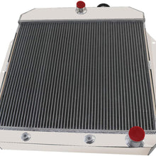CoolingSky 3 Row All Aluminum Radiator Compatible with 1955-1959 Chevrolet GMC Truck Pickup