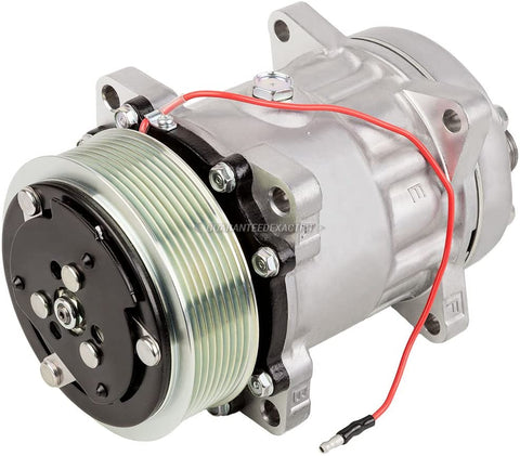 AC Compressor & A/C Clutch Replaces Sanden SD7H15 7822 4418 - BuyAutoParts 60-02241NA New