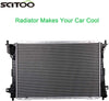 SCITOO Full Aluminum Radiator Replacement for 1998 1999 2000 2001 2002 Mercury Grand Marquis Sedan 4.6L CU2157 Plastic Radiator
