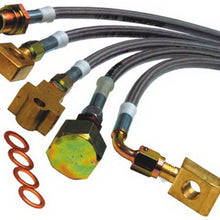 Skyjacker RBL43 Stainless Steel Brake Line; Rear; Lift Height 2.5-4 in.; Single;