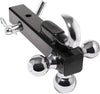 ORCISH Tri-Ball Hitch with Hook Trailer Hitch Ball Receiver Mount 1 7/8