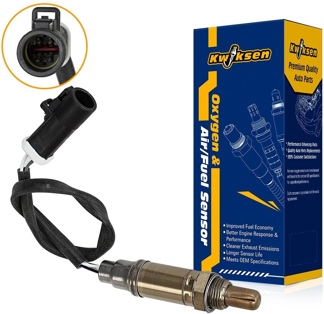 Kwiksen O2 Oxygen Sensor 15717 Downstream o2 Sensor Replacement for Ford/Aston/Martin/Jaguar/Lincoln/Mazda/Mercury/Nissan Compatible with Bosch 15717 (15717)