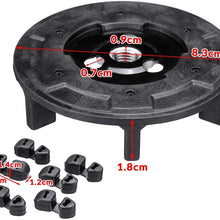 MeiZi Car Air Conditioner A/C Air Compressor Clutch Hub Rubber 5SE09C 5SL12C 5SEU12C 6SEU14C 6SEU17C 7SEU17C (Color Name : Without Rubber)