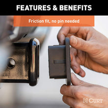 CURT 45534 Trailer Hitch Ball Mount with 2-Inch Trailer Ball & Hitch Lock, Fits 2-Inch Receiver, 7,500 lbs. GTW, 2-Inch Drop