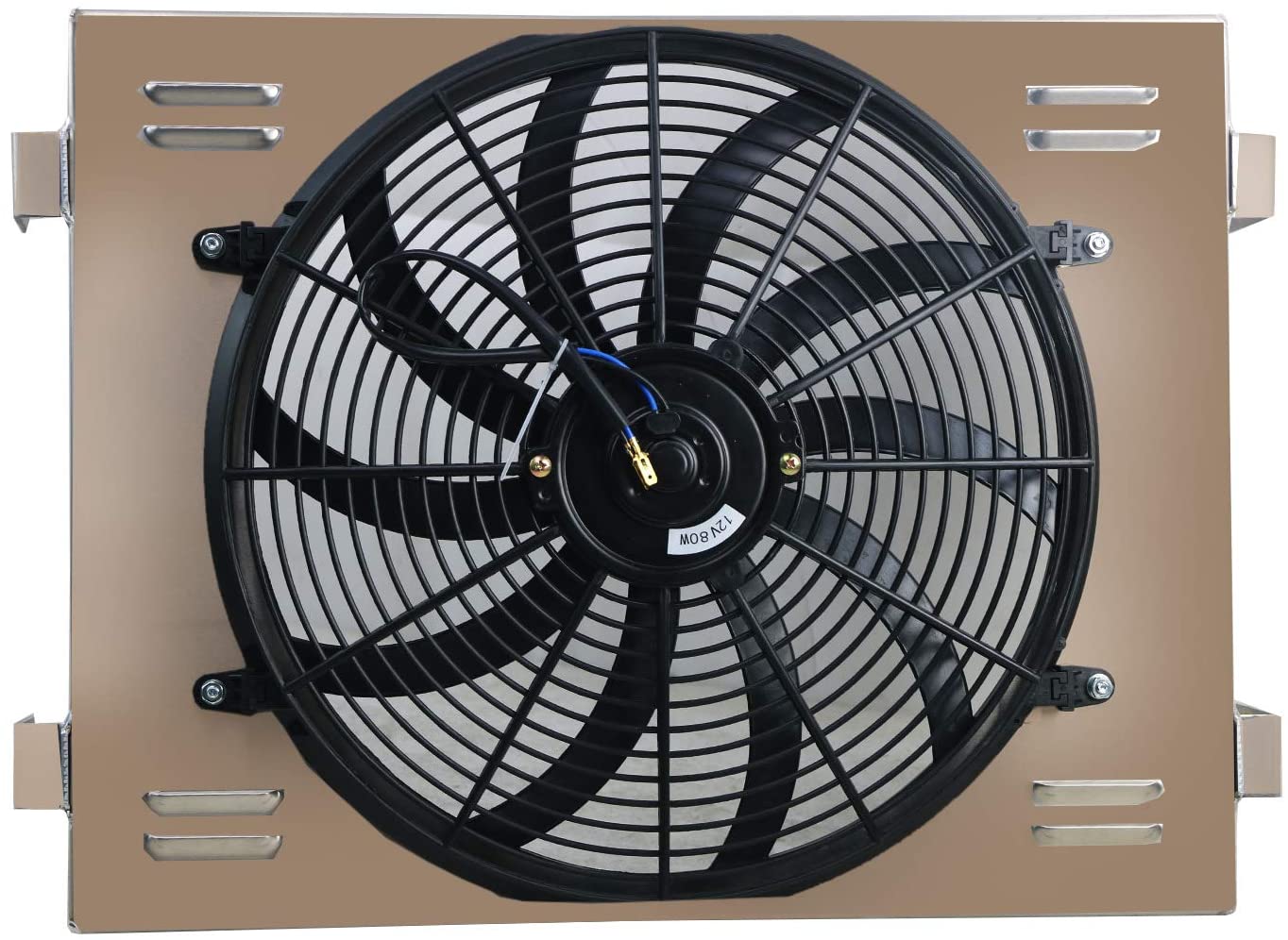 OzCoolingParts Chevy Bel Air Aluminum Radiator Fan Shroud Kit, 16