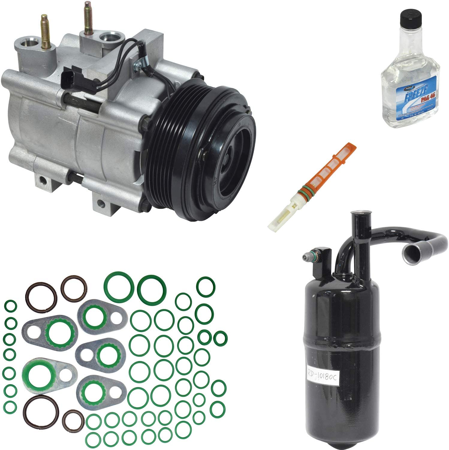 New A/C Compressor and Component Kit 1050715-8L2419D629EA Crown Victoria Grand