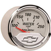 AUTO METER 1337-00408 Chevy Vintage 2-1/16" Electric Water Temperature Gauge (100-250 Degree F, 52.4mm)