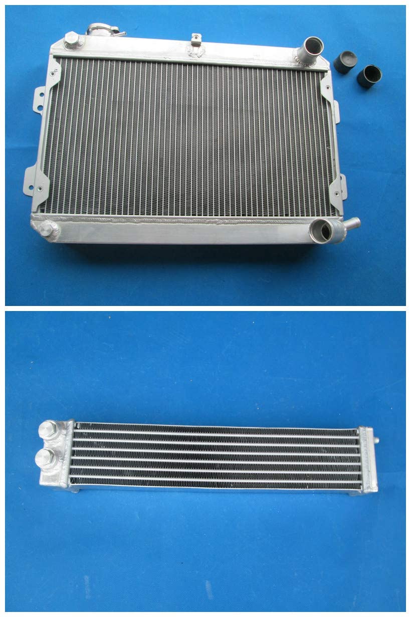 Aluminum Radiator +Oil cooler For Mazda RX7 RX-7 SA/FB S1 S2 S3 MT Series 1/2/3