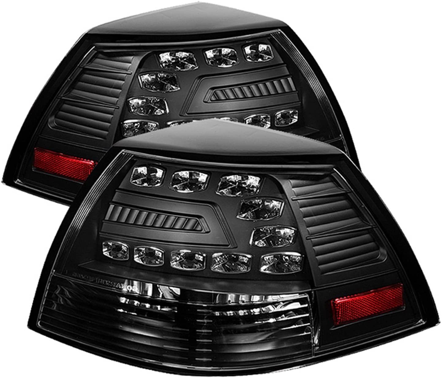 Spyder Auto ALT-YD-PG808-LED-BK Black LED Tail Light