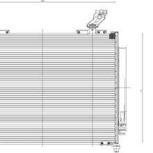 CPP Air Conditioning Condenser for 2003-2006 Acura MDX AC3030118