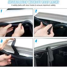 19 Cubic Feet Car Rooftop Cargo Carrier Bag, Waterproof Car Roof Bag, Soft Roof Top Luggage Bag for All Vechicles with or Without Racks - with Waterproof Zip, Storage Bag, Anti-Slip Mat & 6 Door Hooks